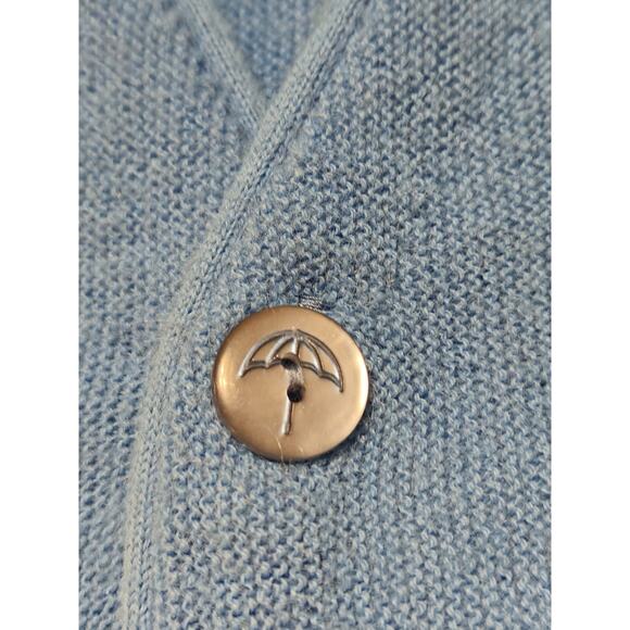 Vintage Arnold Palmer By Robert Bruce Cardigan Sweater Mens XLBlue Golf Made USA - Picture 5 of 5